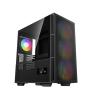 Caja ordenador gaming deepcool atx ch560 digital argb cristal templado negro