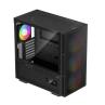 Caja ordenador gaming deepcool atx ch560 digital argb cristal templado negro