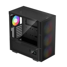 Caja ordenador gaming deepcool atx ch560 digital argb cristal templado negro