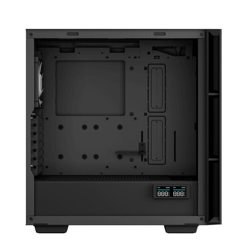 Caja ordenador gaming deepcool atx ch560 digital argb cristal templado negro