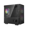 Caja ordenador gaming deepcool ch360 matx cristal templado negro