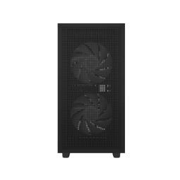 Caja ordenador gaming deepcool ch360 matx cristal templado negro