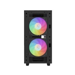 Caja ordenador gaming deepcool ch360 matx cristal templado negro