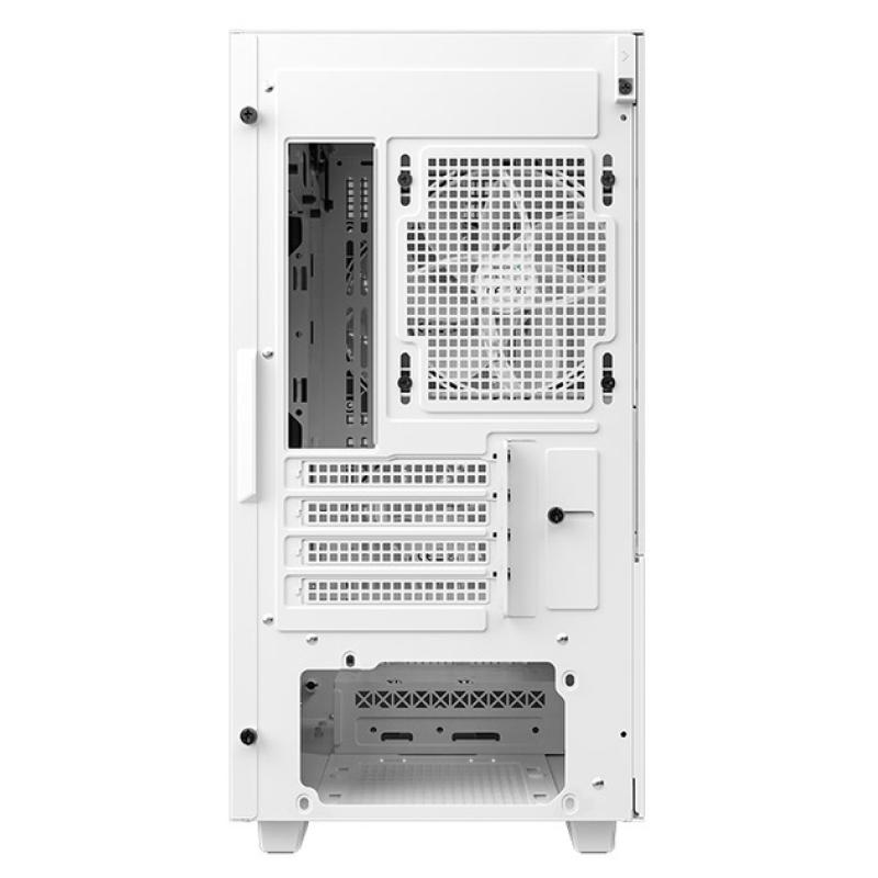 Caja ordenador gaming deepcool ch360 matx cristal templado blanco