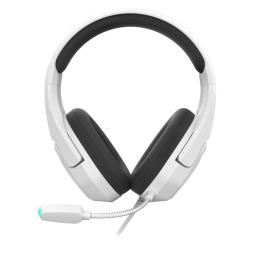 Auriculares gaming krom kopa usb blanco