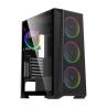 Caja ordenador gaming hiditec e - atx mh12 metal mesh argb cristal templado negro