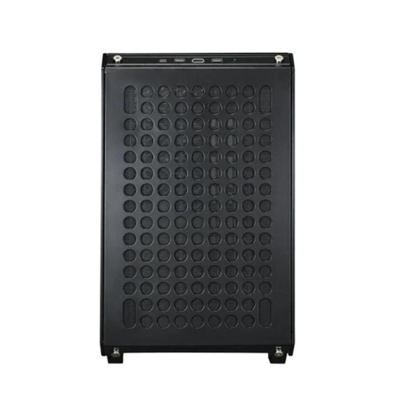 Caja ordenador gaming coolermaster qube 500 flatpack atx cristal templado negro