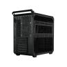 Caja ordenador gaming coolermaster qube 500 flatpack atx cristal templado negro