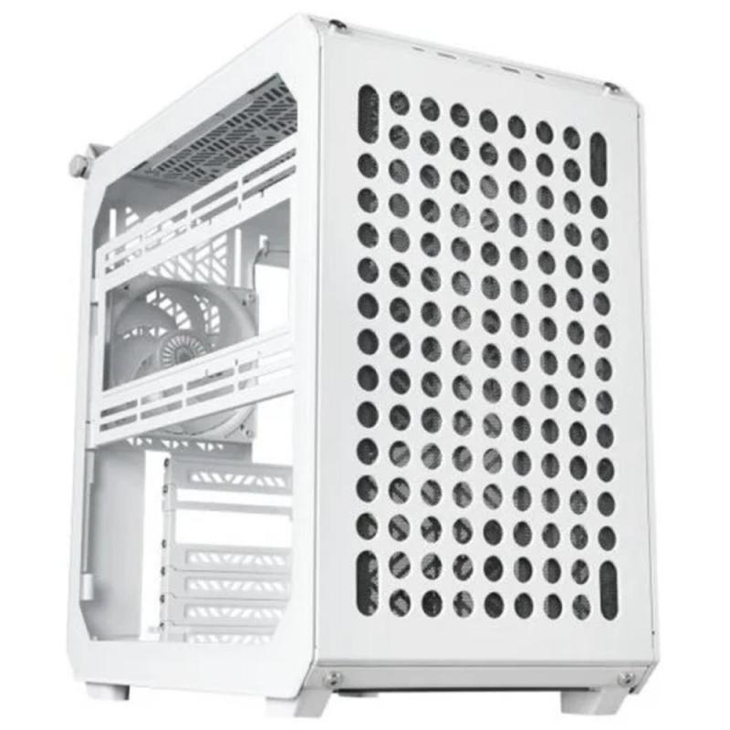 Caja ordenador gaming cooler master qube 500 flatpack atx cristal templado blanco