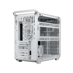 Caja ordenador gaming cooler master qube 500 flatpack atx cristal templado blanco