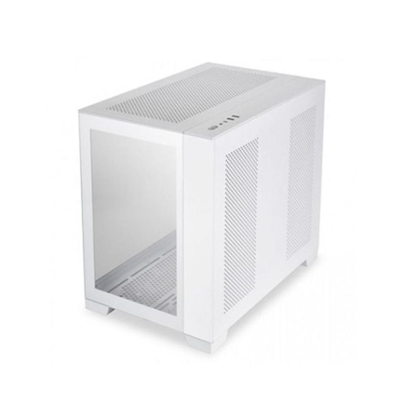 Caja ordenador gaming lian li pc - o11 dynamic mini atx cristal templado blanco