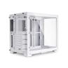 Caja ordenador gaming lian li pc - o11 dynamic mini atx cristal templado blanco