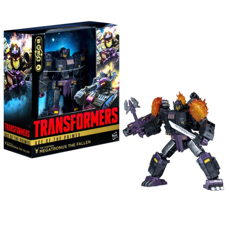 Figura hasbro transformers age of the primes the thirteen megatronus the fallen