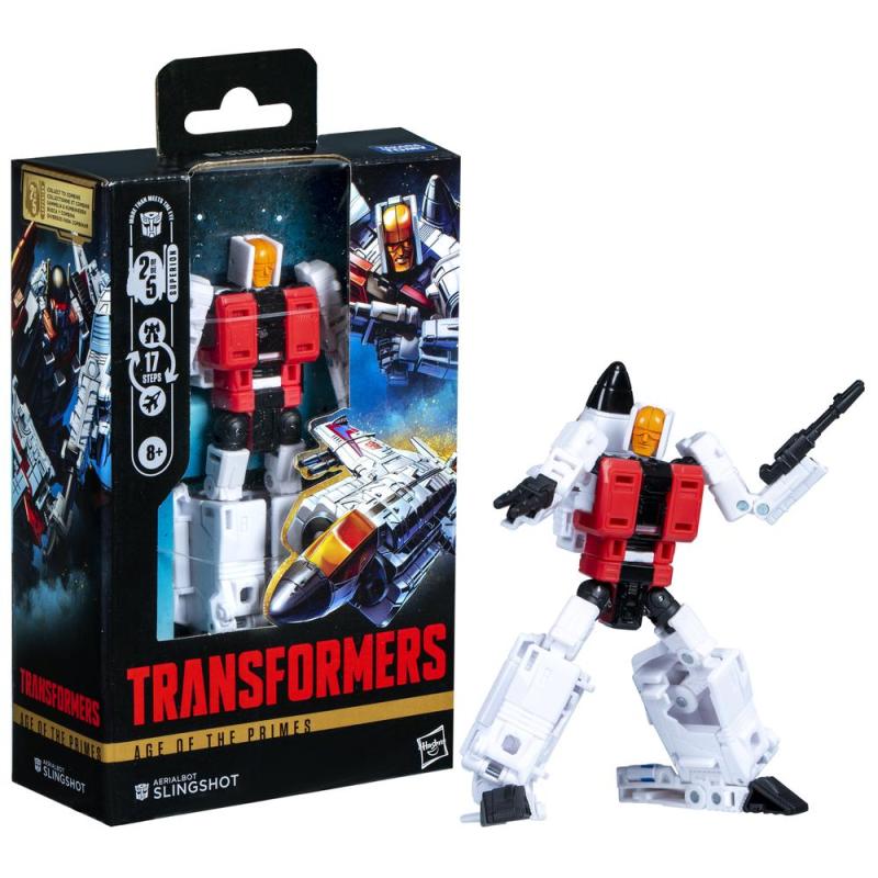 Figura hasbro transformers age of the primes aerialbot slingshot