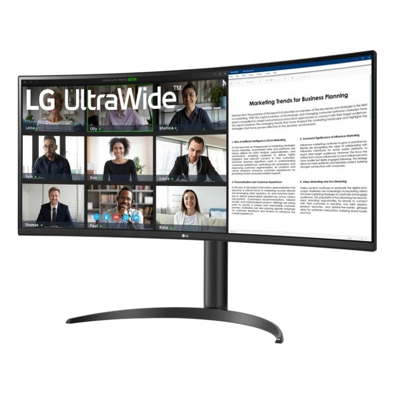 Curva lg 34wr55qk - b 34pulgadas 3440 x 1440 5ms hdmi displayport reg. altura