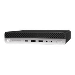 Ordenador reacondicionado mini hp elitedesk 800 g3 - i5 - 6th - 8gb - 256gb m2 - win 10 pro - sin cable trébol - sin vga