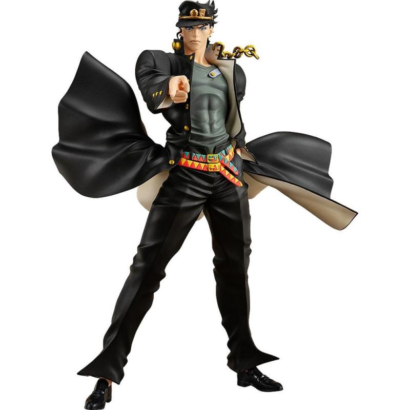 Figura good smile company jojo's bizarre adventure stardust crusaders pop up parade jotaro kujo fig. 19 cm