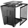 Caja ordenador gaming antec c8 curve wood atx vidrio negro