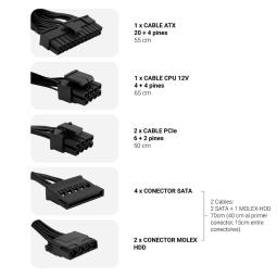 Fuente de alimentacion coolbox coolpower gaming atx 650w