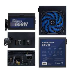 Fuente de alimentacion coolbox powerline iii gaming atx 650w