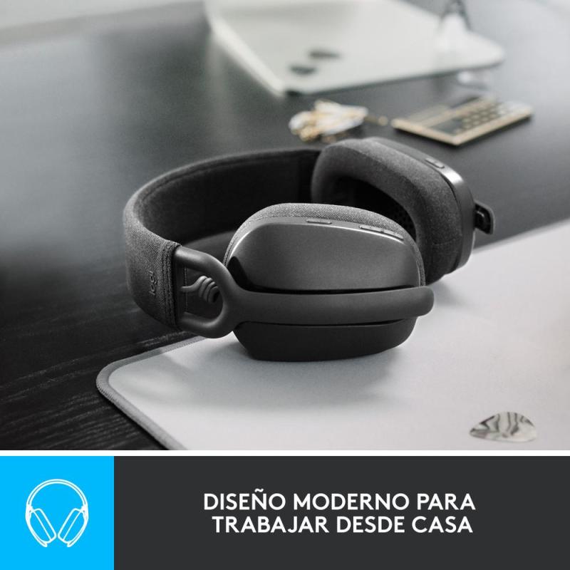 Auriculares logitech zone vibe 100 inalambrico negro