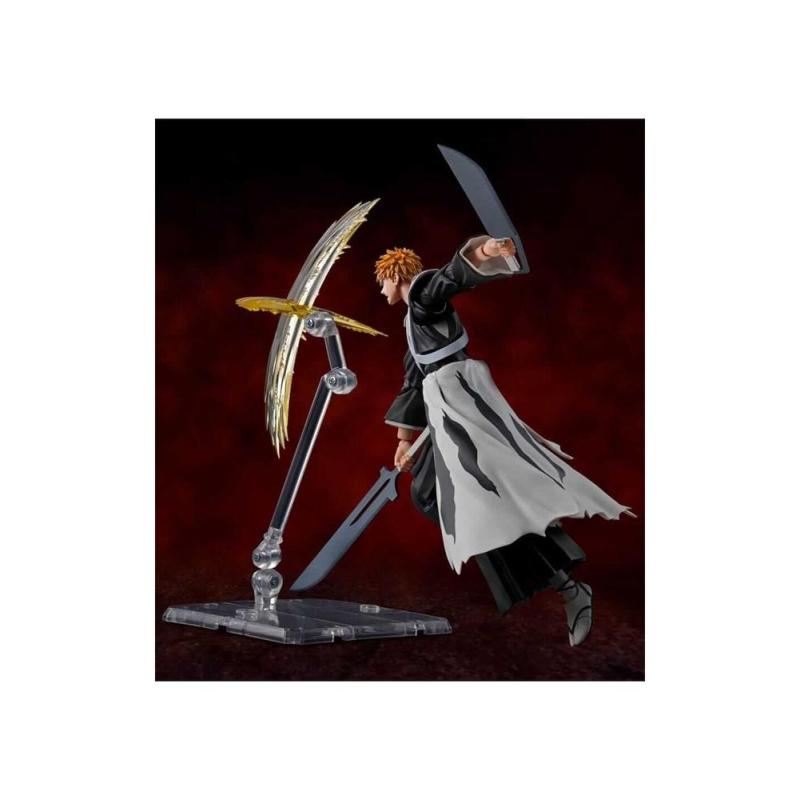 Ichigo kurosaki dual zangetsu ver. fig. 155 cm bleach sh figuarts