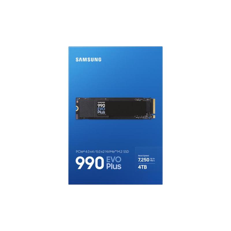 Disco duro interno solido ssd samsung 990 evo plus 4tb pcie 4.0x4 5.0x2 nvme 2.0