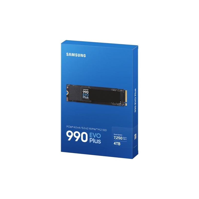 Disco duro interno solido ssd samsung 990 evo plus 4tb pcie 4.0x4 5.0x2 nvme 2.0