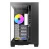 Caja ordenador gaming antec c8 argb atx vidrio negro