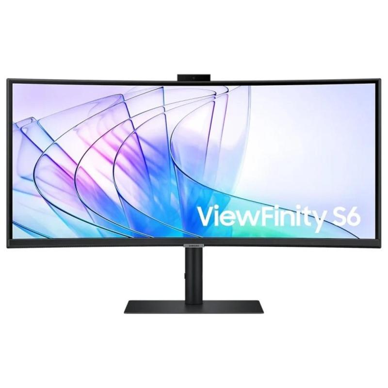 Monitor samsung 34pulgadas viewfinity s6 ls34c652vauxen - webcam - uwqhd - curvo