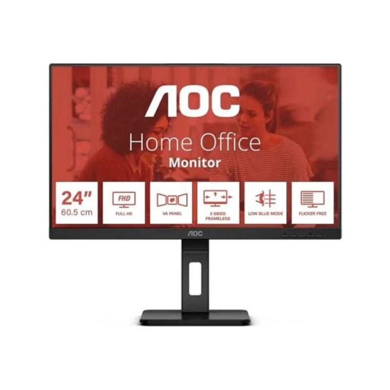 Monitor led 24 aoc 24e3qaf negro