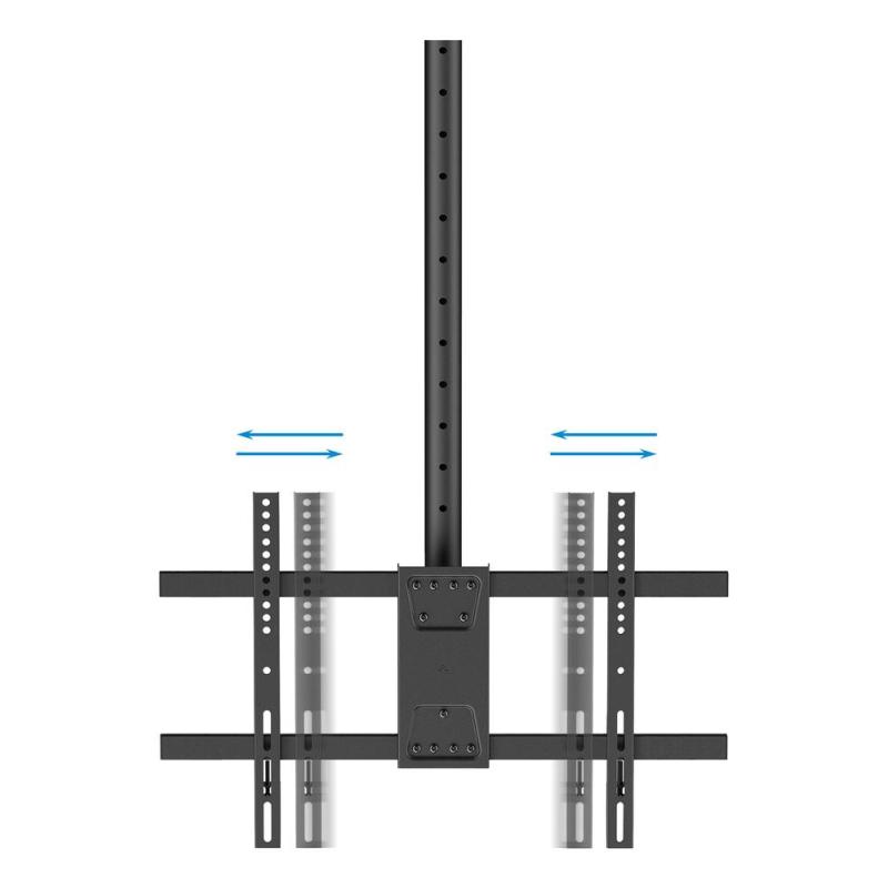 Soporte techo doble tooq vesa hasta 86pulgadas 600x400mm max 50kg - pantalla