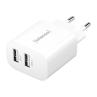 Cargador pared intenso w24aa 2x usb tipo a blanco