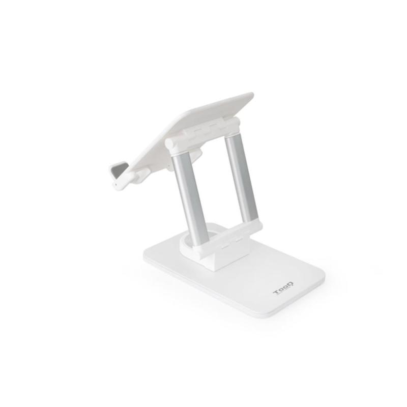 Soporte tooq plegable para tablet hasta 12.9pulgadas blanco