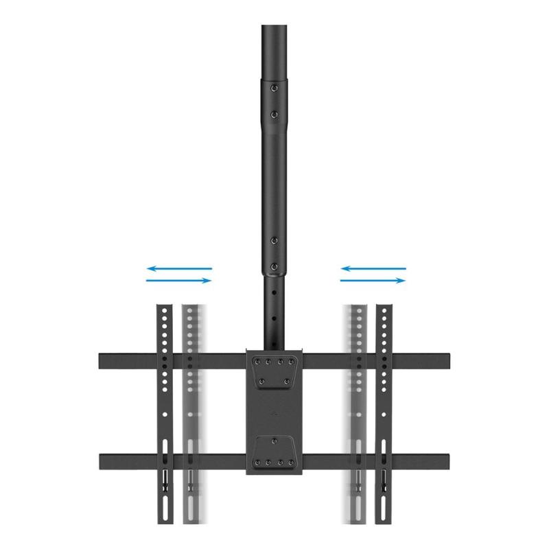 Soporte techo tooq vesa hasta 86pulgadas 600x400mm max 60kg