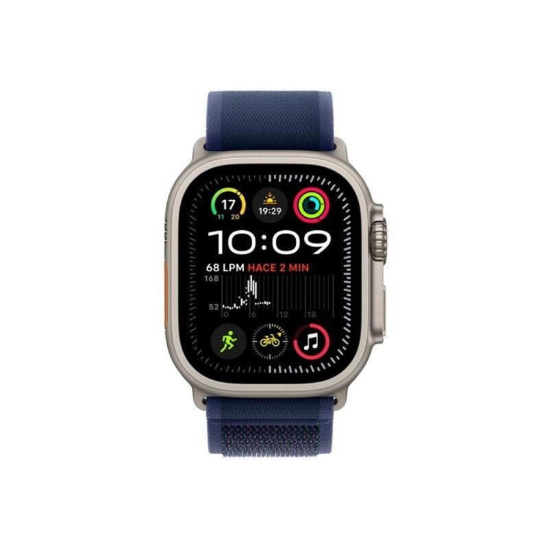Smartwatch apple watch ultra 2 gps + cell 49mm natural titanium case blue trail loop m - l