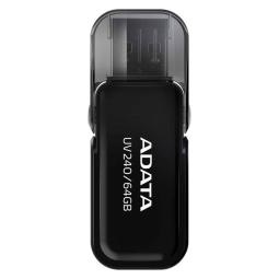 Memoria usb 2.0 adata uv240 64gb negro