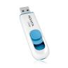 Memoria usb 2.0 adata c008 32gb blanco - azul