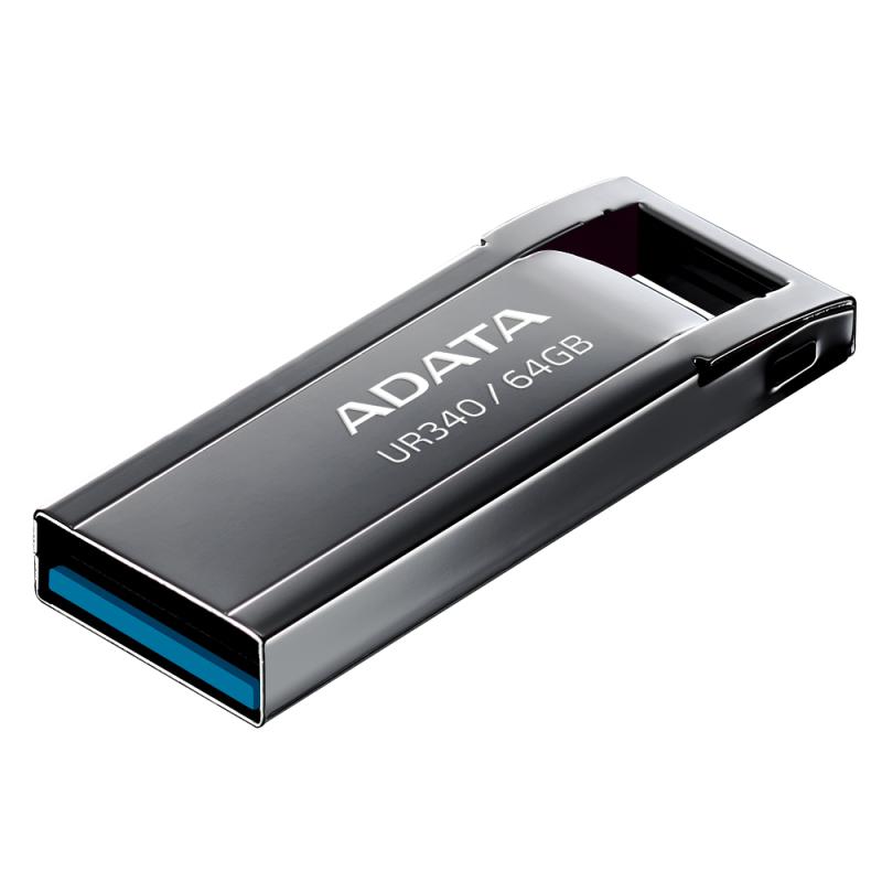 Memoria usb 3.2 adata ur340 64gb negro metalico