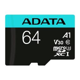 Tarjeta micro sd adata 64gb cl10 + adaptador sd