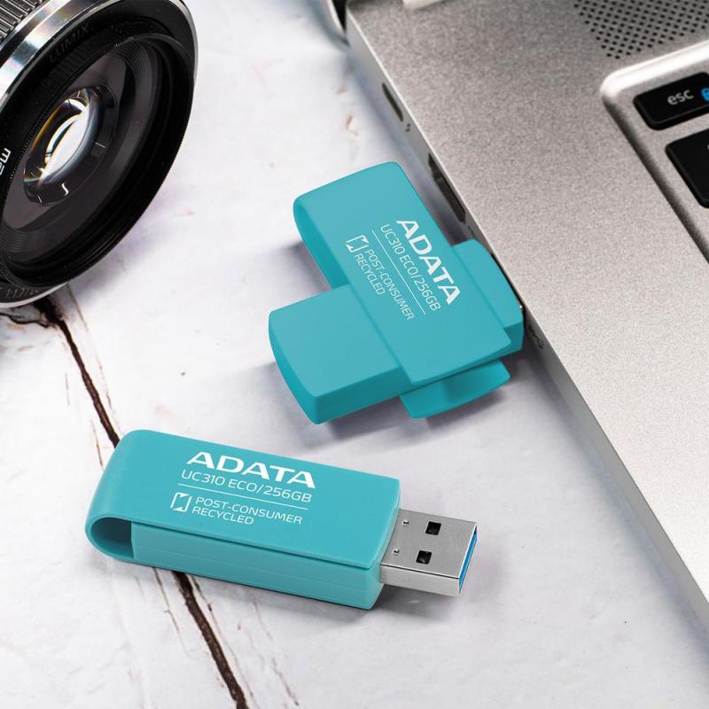 Memoria usb 3.2 adata uc310 256gb eco - friendly