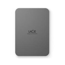 Disco duro externo lacie mobile secure 4tb 2.5pulgadas usb tipo c gris