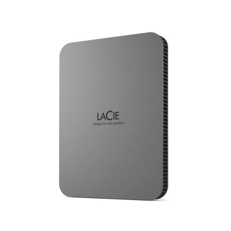 Disco duro externo lacie mobile secure 4tb 2.5pulgadas usb tipo c gris