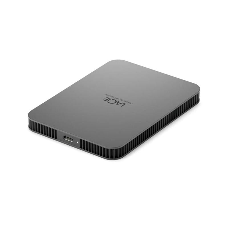 Disco duro externo lacie mobile secure 4tb 2.5pulgadas usb tipo c gris