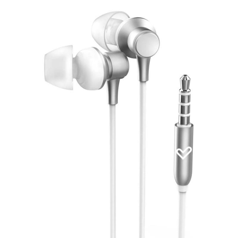 Auriculares energy sistem metallized jack 3.5mm blanco