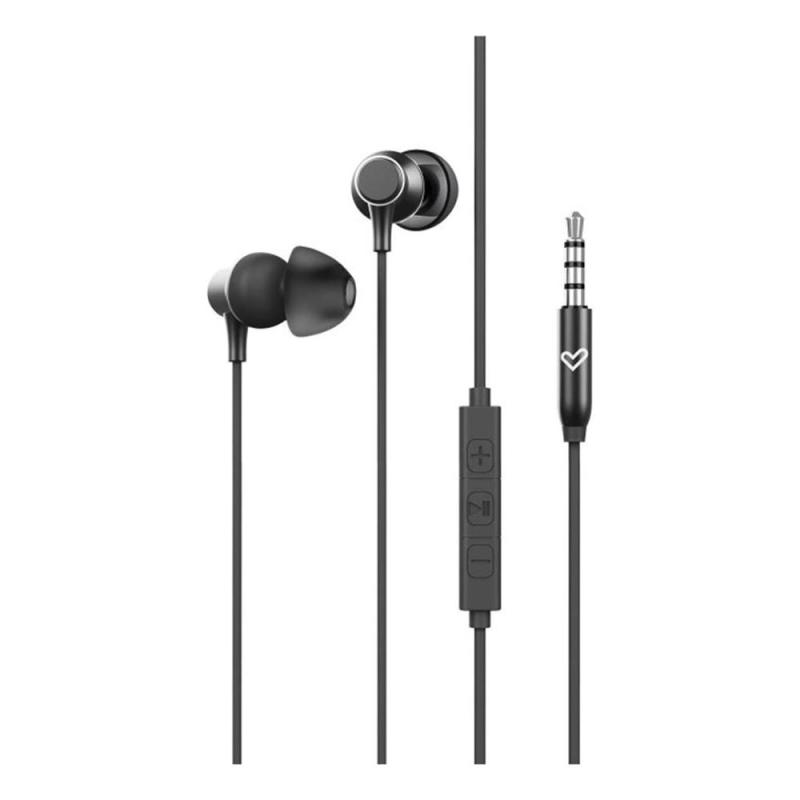 Auriculares energy sistem metallized jack 3.5mm negro