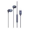 Auriculares energy sistem metallized usb tipo c azul