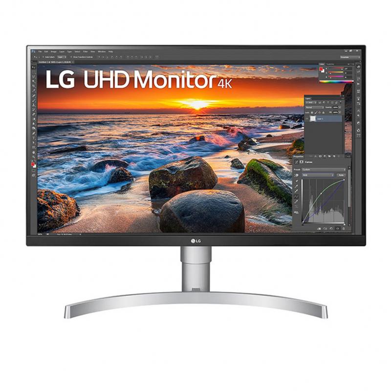 Monitor led ips lg 27un83a - w 27pulgadas 3840 x 2160 5ms hdmi display port usb - c altavoces - Imagen 1