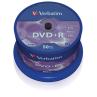 Verbatim dvd+r 4.7gb 16x advanced azo tariina 50 unds