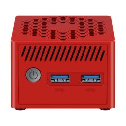 Mini ordenador leotec lempc14r n100 16gb 256gb rojo